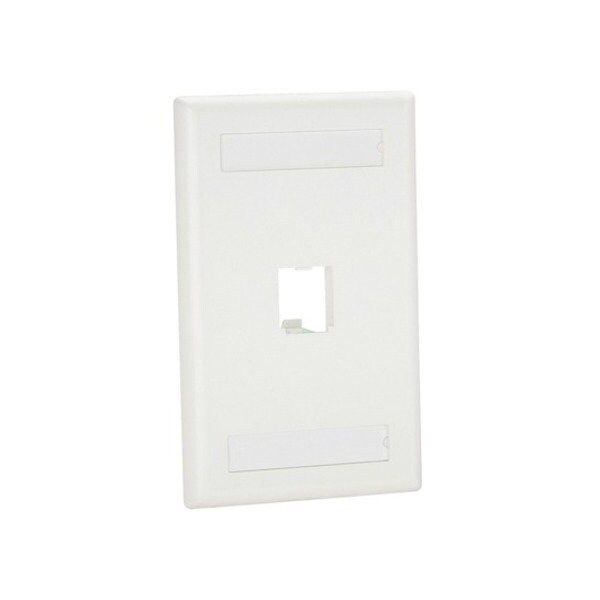 Panduit MiniCom1PtSglClassicFcpltw/Labl, IW, EA CFPL1IWY - main